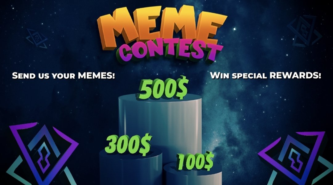 BrnMetaverse's tweet photo. 🚨NFT MEME CONTEST ALERT🚨

We're looking for the funniest, wittiest & most creative memes on the upcoming token launch of our token.

💰Reward pool: $1000 (to be shared by 3 winners)

🗓️Duration: 22nd April - 26th April

Mandatory Rules:
1️⃣Follow us on Twitter
2️⃣Like and RT the tweet
3️⃣Find an image to use as a meme (or create one yourself!)
4️⃣Come up with a funny caption related to NFTs
Tweet your meme and tag us using the hashtag #BRN and BRNTokenListing 
5️⃣Don't forget to share your memes on our Discord: https://t.co/luqEc4vwml

Let the Memeing begin 🃏😅

More details: https://t.co/YGQVK8MIYu

#MemeContest #BRN