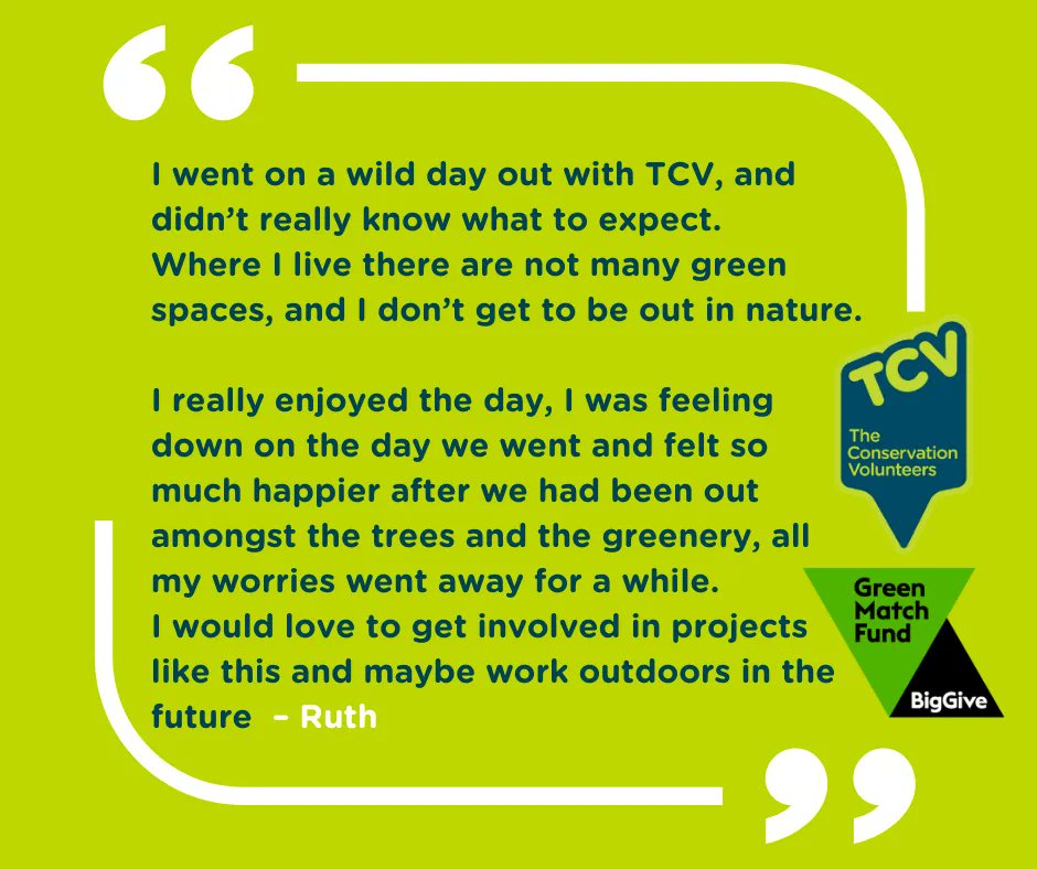 TCVtweets's tweet photo. Don't miss out on making DOUBLE the difference by helping more children discover a love of nature. All donations are being doubled this week until 27th April, thanks to @BigGive Green Match Fund. Donate now!

https://t.co/NwVDmn7TiK

#WildDaysOut #GreenMatchFund #EarthDay https://t.co/zJDLaK3A35
