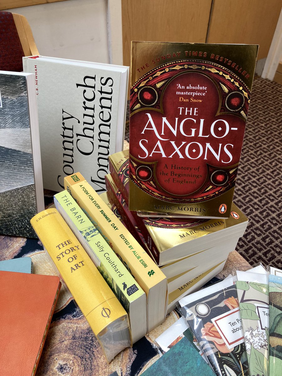 bailhill's tweet photo. Delighted to be setting up for #StrodeLitFest23 - Lapidarium &amp; The Anglo-Saxons @HettieJudah @Longshanks1307 https://t.co/zfKVXFaISr