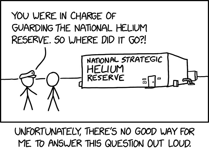 Helium Reserve xkcd.com/2766