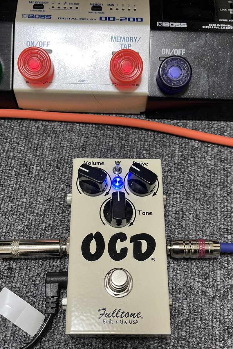 nao_shapes's tweet photo. OCDver2✨🎸Get🥺デシ
なかなか良い歪み🎵〜👍
HPポジションかなりHigain🔥
#Fulltone #OCD #GETSTOMP https://t.co/o6byMfC4Bf