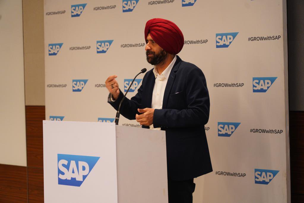 kulmeetbawa's tweet photo. Such amazing energy at the #SAPNOW event!! A Big Thank You to Team @SAPIndia, to the Hon’ble Minister @Rajeev_GoI and to our customers, partners and the media community for joining us and making it so special 🙏 @SAP @pmmarriott @srishtant https://t.co/cuZG7Y7Ta4