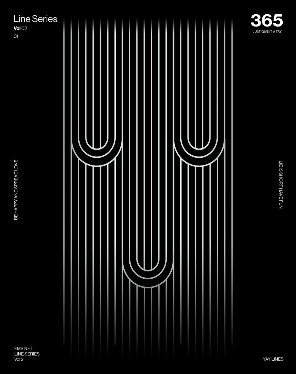 Line Series. 01 
Vol 2
#NFT #IBC $Stars $Atom #line #graphicdesign #simpledesign #Art #IBCgang #typography #design #adobe #Photoshop #fmsnft #graph #crypto #pablo #matrix #glitch #layers #beepl #behance #ufo361 $eth $btc