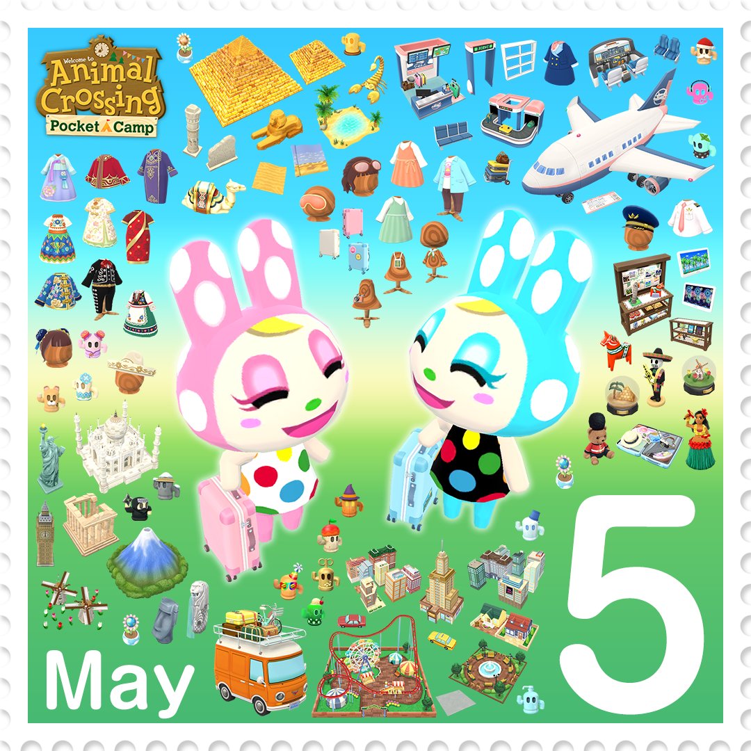 Pocket_camp on Twitter "Here's a sneak peak at the items coming in May