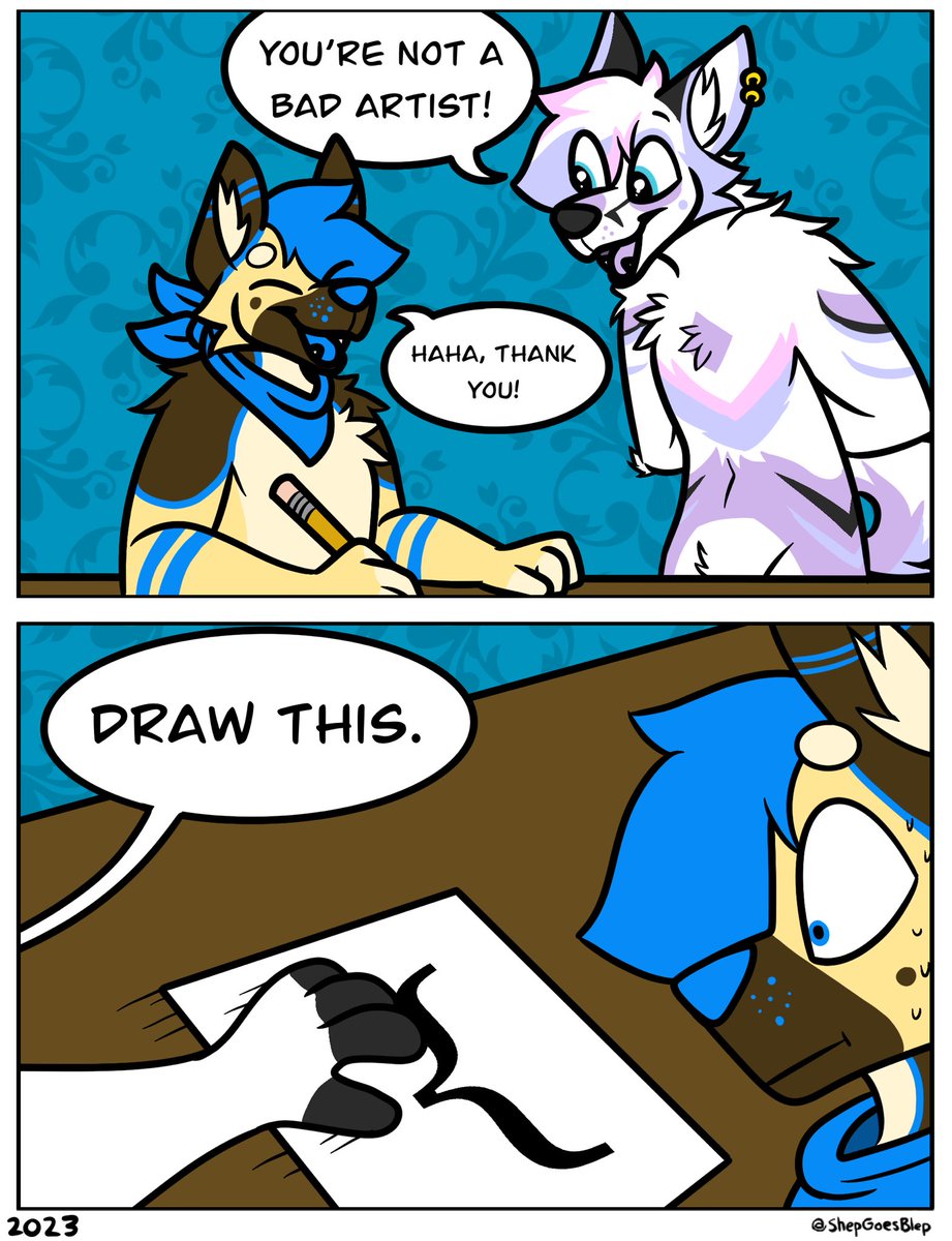 ShepGoesBlep's tweet photo. { https://t.co/ZJRihEYRpy
