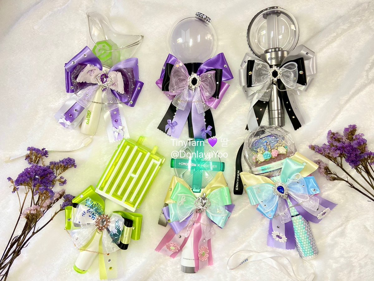 🎀โบว์ติดแท่งไฟ by TinyTarn💜딸 𝔸ℝ𝕀ℝ𝔸ℕ𝔾 tweet media