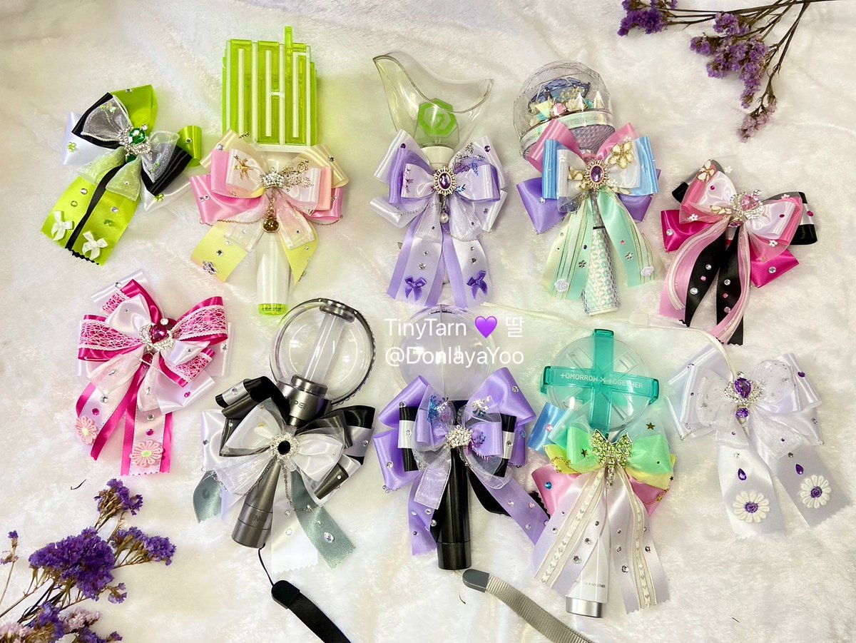 🎀โบว์ติดแท่งไฟ by TinyTarn💜딸 𝔸ℝ𝕀ℝ𝔸ℕ𝔾 tweet media