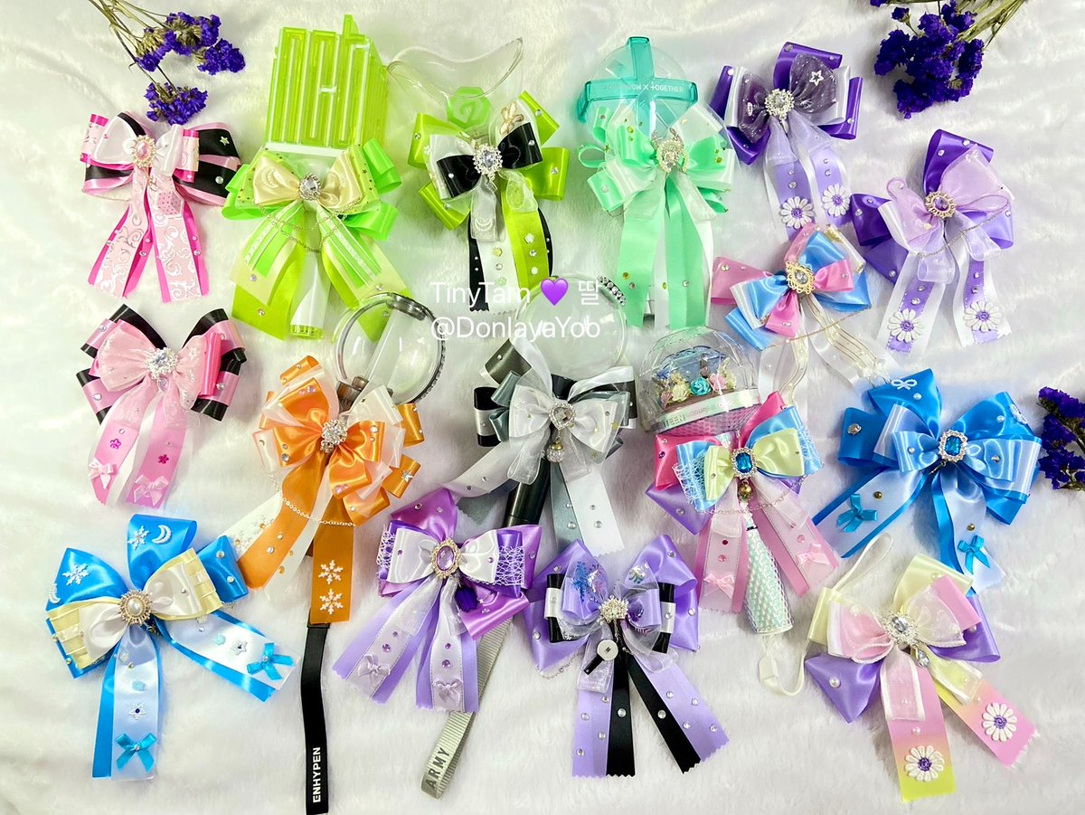 🎀โบว์ติดแท่งไฟ by TinyTarn💜딸 𝔸ℝ𝕀ℝ𝔸ℕ𝔾 tweet media