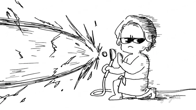 #MSSPアート
狂竜圧縮砲が撃てるシャワーヘッド 