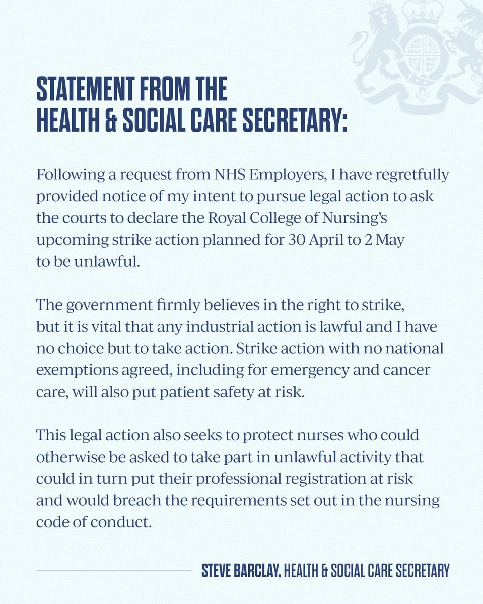 Heccles94's tweet image. So Barclay is now going to sue Nurses. 

What a guy...

Retweet if you support Nurses! 

#BullyBarclay #SteveWontSilenceUs