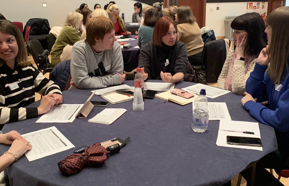 And the work continues with Ukrainian and other internationally qualified post primary teachers from  <a href="/MarinoInstitute/">MIE</a> MTP programmes exploring Qualify Framework for PP with Frank Chambers <a href="/NCCAie/">NCCA</a>