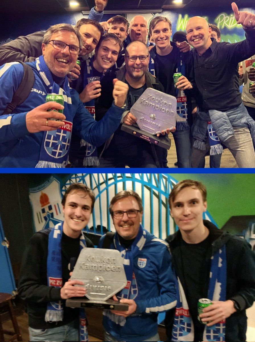 jelmerbosscher's tweet photo. KKD? Been There, Done That! 💙

PEC Zwolle '22-'23 💚

#DesespereertNimmer https://t.co/M4Kvt1nouE