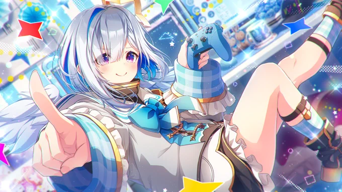 かなたんお誕生日おめでとうー!!!!初めて世に出た個人の仕事が二年前のかなたんライブだから個人的にも記念日#かなたーと #天音かなた生誕祭2023 