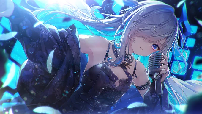 かなたんお誕生日おめでとうー!!!!初めて世に出た個人の仕事が二年前のかなたんライブだから個人的にも記念日#かなたーと #天音かなた生誕祭2023 