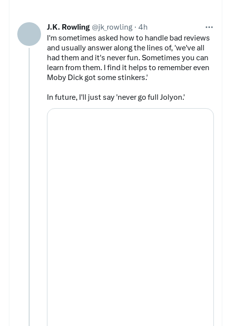 ScreenshotFTB's tweet photo. @GenderWang @jk_rowling Whenever you call, I'll always answer! 🙂 https://t.co/1WWJX5IU0t