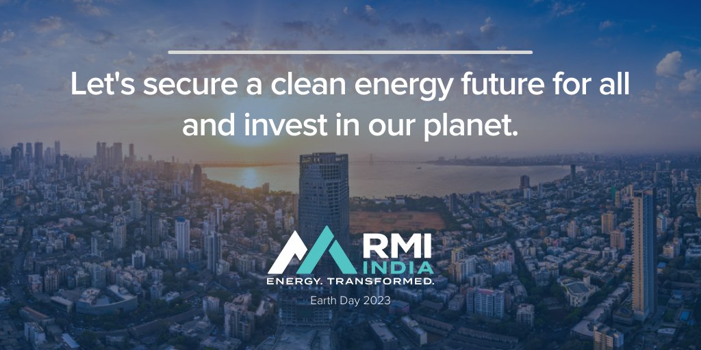 RMI India's work focuses on accelerating India's #CleanEnergy transition. We are working towards securing a clean energy future for all through rigorous research and analysis. To know more, visit ➡️ rmi-india.org #EarthDay2023 #InvestInOurPlanet