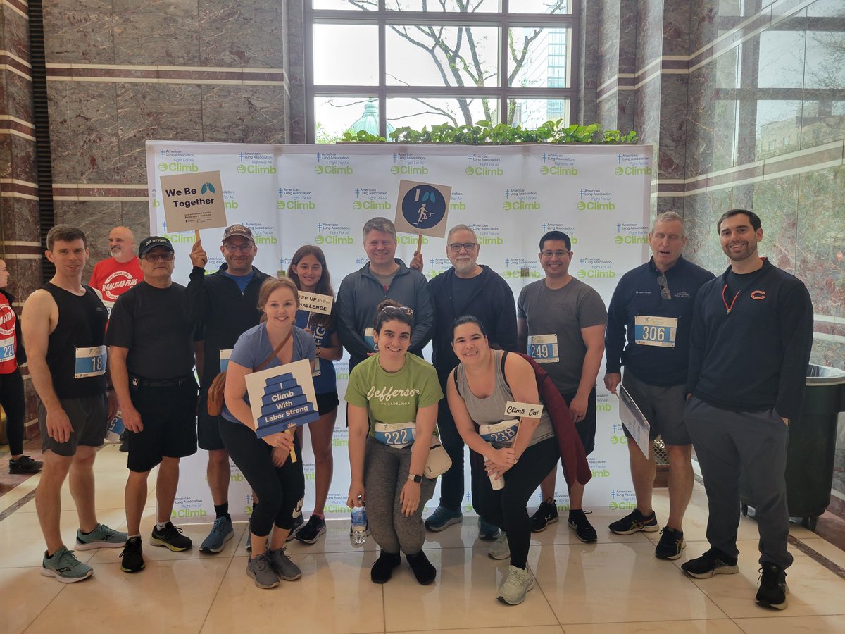 JRomanMD's tweet photo. Jefferson at the 2023 Philadelphia ALA Climb! https://t.co/gEhQRVj9vc