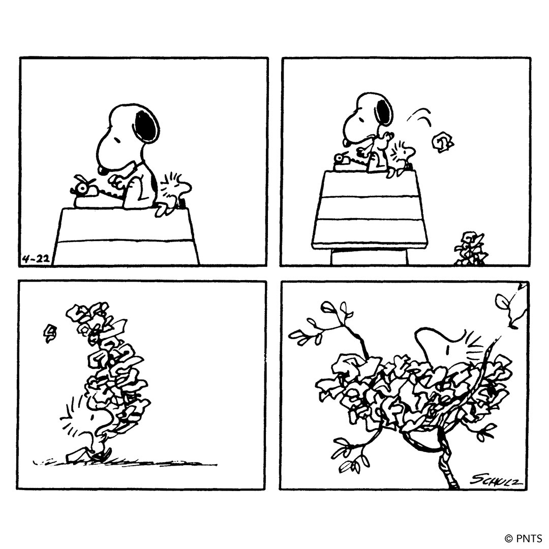 🌎 Happy #EarthDay! This Peanuts comic strip was first published #OTD in 1975.