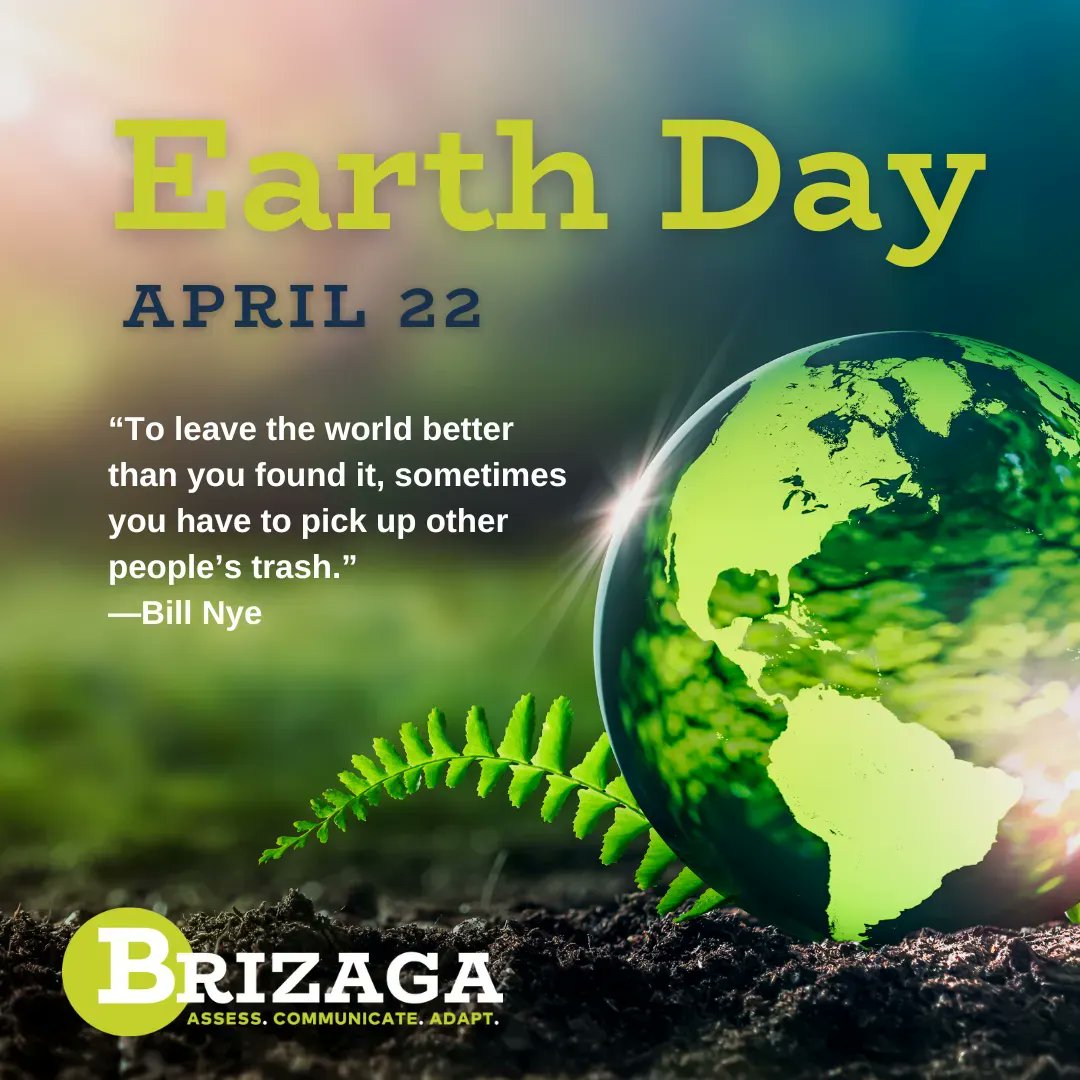 Happy Earth Day! Let's take a moment to appreciate and protect the beautiful planet we call home. Whether it's planting a tree, picking up litter, or being mindful of our energy consumption, every action can make a difference. #EverydayIsEarthDay #Brizaga #Sustainability  🌍🌱💚