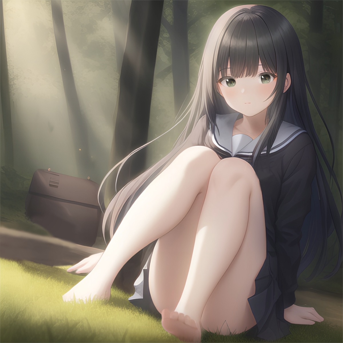 kkjklv72's tweet photo. 森の中 #AI #女の子 #黒髪 #jk #制服 #セーラー服 #ふともも https://t.co/ER3NmzypXL https://t.co/hJNcqfeJCA