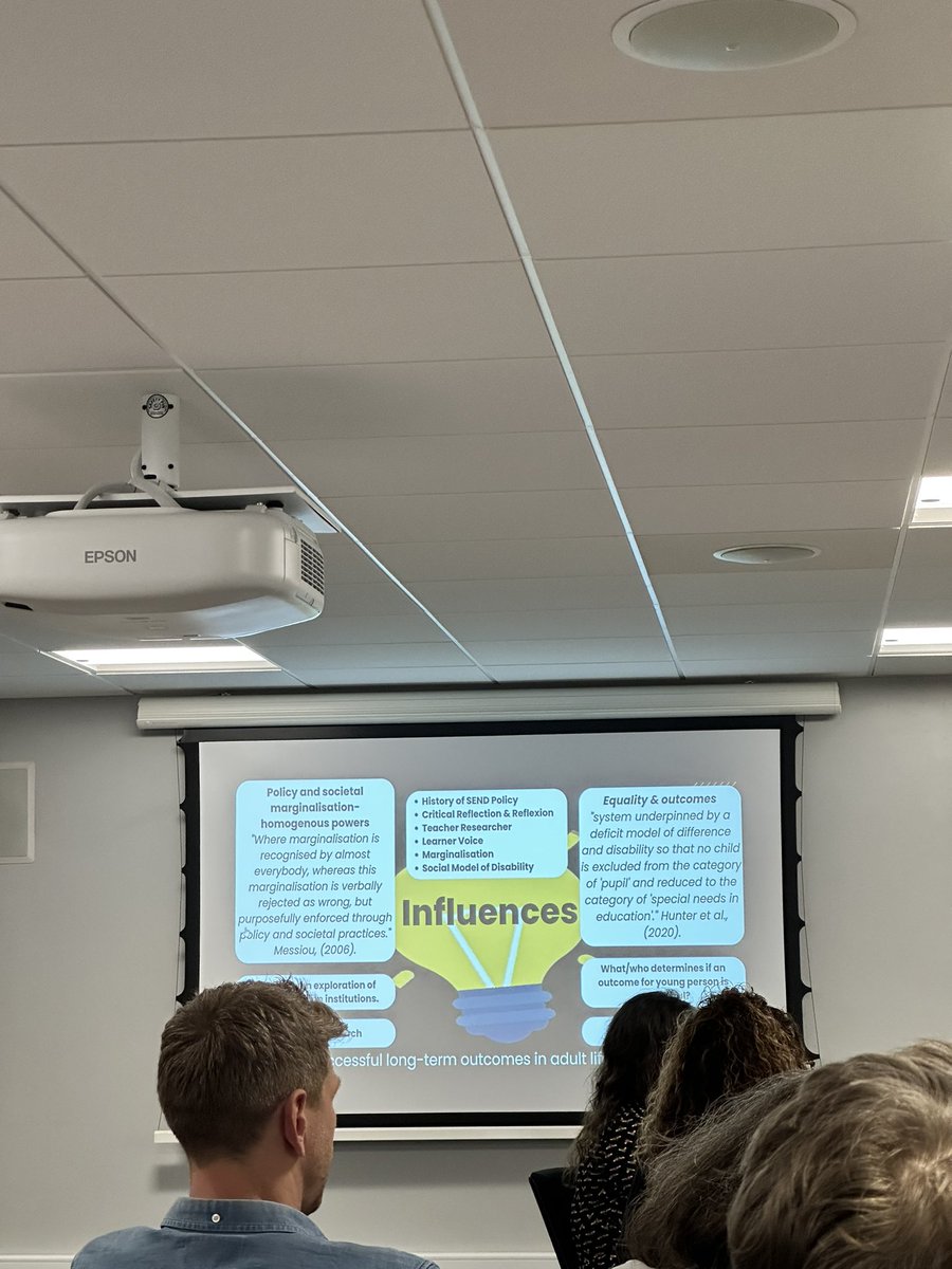 EdTechTen's tweet image. Lived experiences versus policy from Chantel Brown. Who determines successful outcomes, for learners with SEND @LSRNetwork #LSRN2023