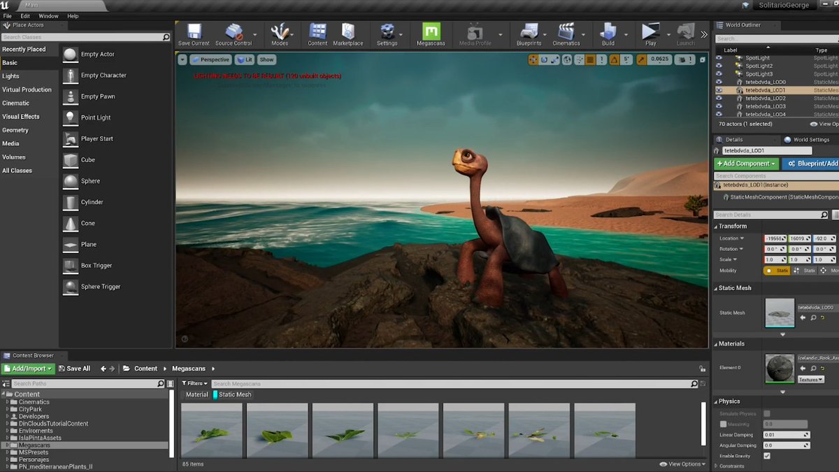 UnrealEngine's tweet photo. "Because it was easy to do things like create scenes, place characters in a space, move elements, and adjust lighting, I could combine my three roles—director, cinematographer and editor—in a single step." https://t.co/MaOGkOCpFx