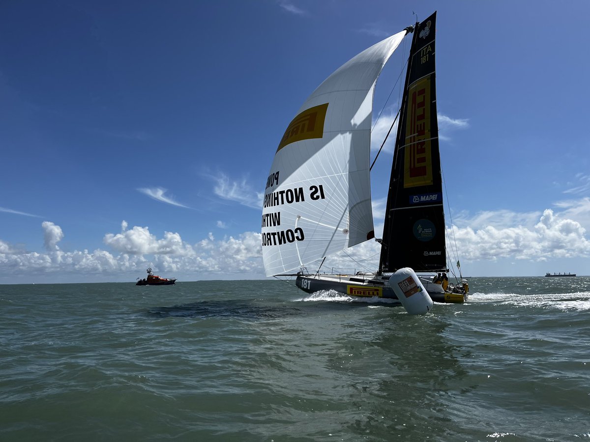 #defiatlantique - Arrivé de Alla Grande <a href="/Pirelli/">Pirelli</a> dans la seconde étape