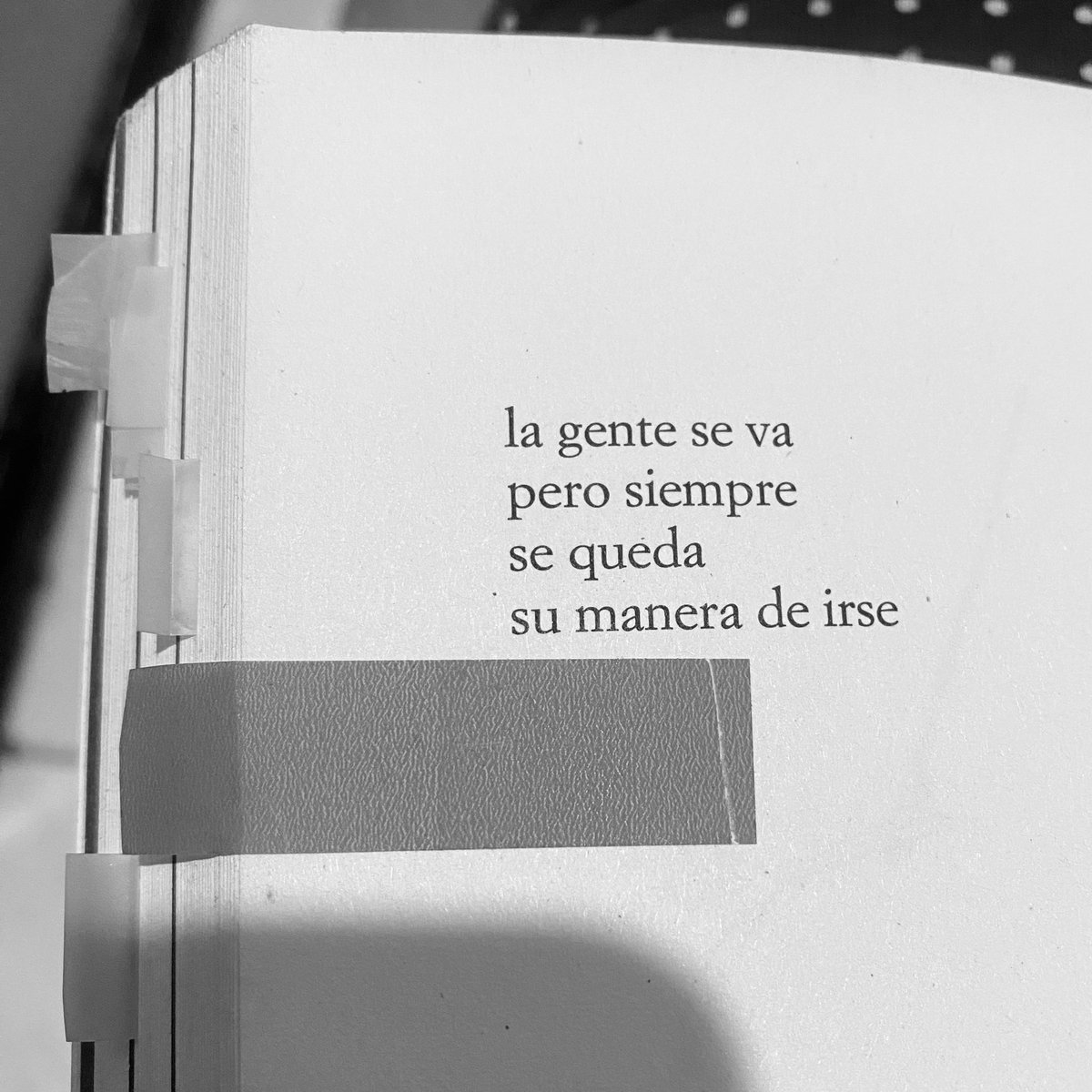 Cementedelibros's tweet photo. “la gente se va 
pero siempre 
se queda 
su manera de irse.”
Autor: Rupi Kaur
Libro: otras maneras de usar la boca
#cementeriodelibros https://t.co/yL7xTORvXX