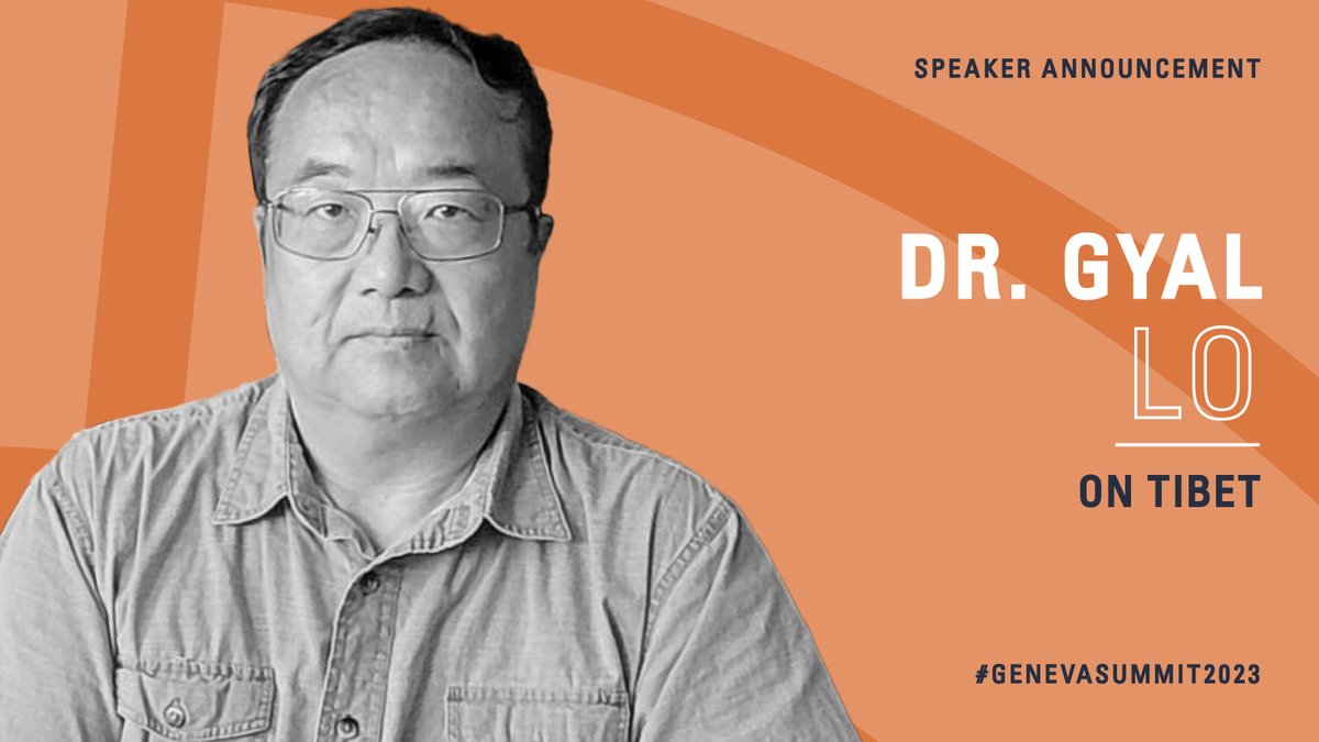 Dr. Gyal Lo <a href="/jltib88/">Dr. Gyal Lo</a> , 🌎 expert on China’s colonial boarding schools in Tibet, will testify at #GenevaSummit2023.

He saw firsthand China’s efforts to eradicate Tibetan culture by separating children as young as 4 from their parents.

On May 17, hear him fearlessly speak out✊