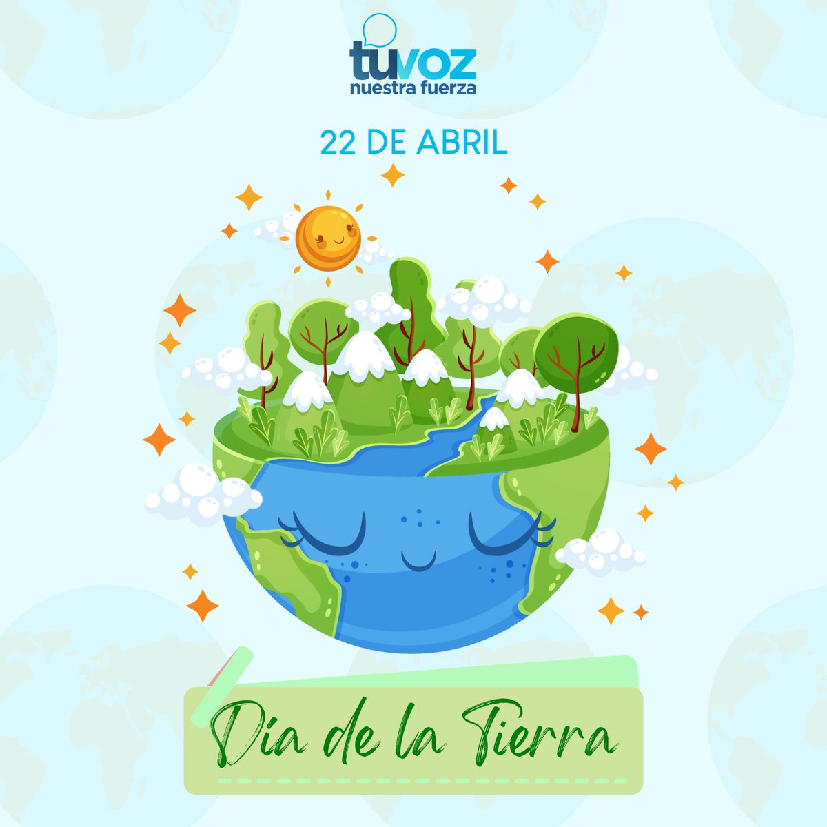 TVNFPUNA's tweet photo. 📌 22 de abril | Día de la Tierra 🌎💚

#DiaInternacionaldelaTierra
#TVNF
#TuVozNuestraFuerza
#FPUNA https://t.co/FfNCcjsJyv