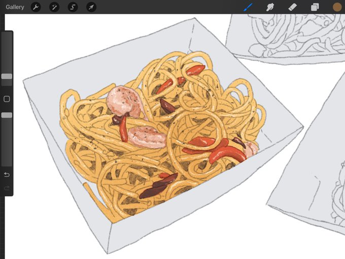 「pasta」 illustration images(Latest)｜7pages