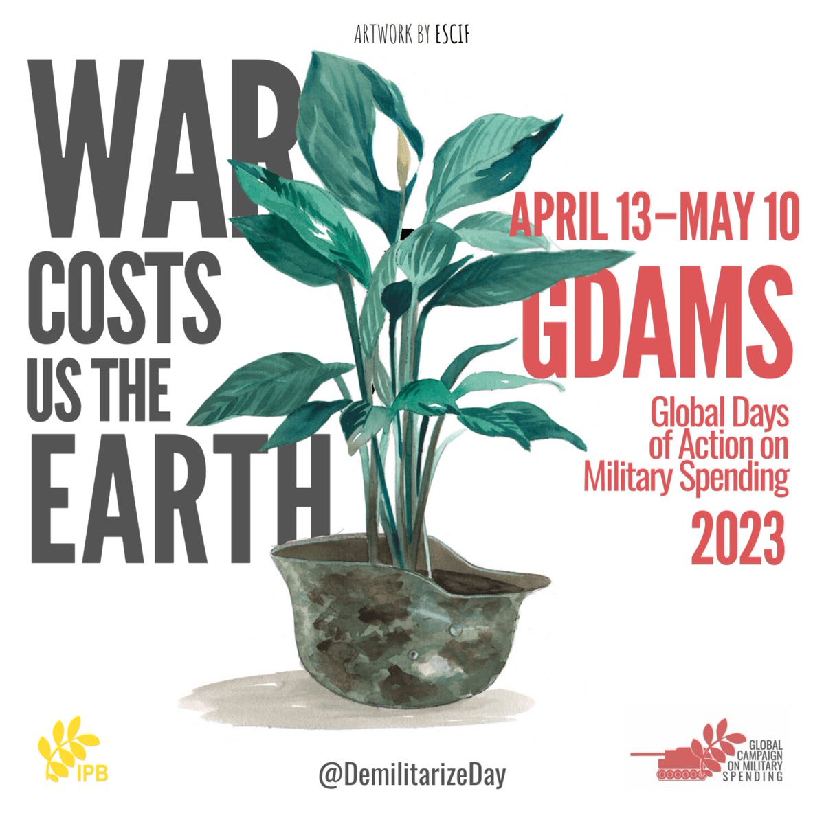 Happy Earth Day! We, at VOW, support the Global Days of Action on Military Spending, and call on the Canadian Government to reduce military spending and prioritize decarbonization and peace.

#EarthDay #demilitarize #warcostsustheearth