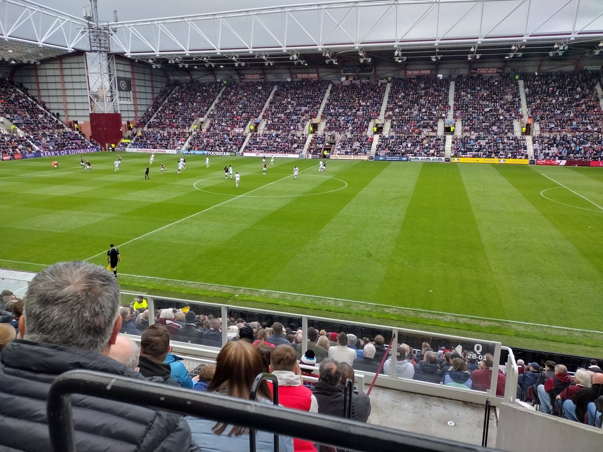 NickJonesSoccer's tweet photo. Today's scouting at Tyncastle for Hearts v Ross County in the SPL #footballscout #scottishfootball #SPL #playerid #playerrecruitment #talentid https://t.co/StuVyvw95Z