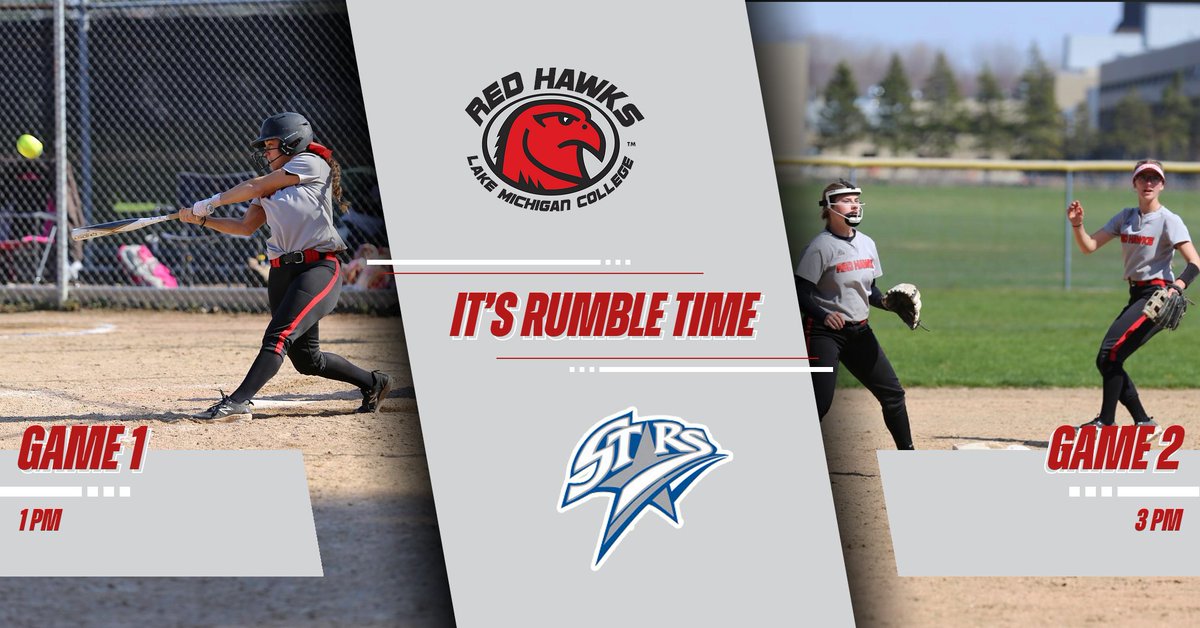 RedHawksSoftba2's tweet photo. GUESS WHOSE BACK!! Your Red Hawks take the field and defend their home against the Lansing Stars. Be there, Be Red Hawks πͺπΌπ€π₯
π: LMC
β°: 1 & 3 PM
πΊ:https://t.co/upbnkbYSql
#TalonTough #ItsGoinDown #RegionXII https://t.co/38k00Fbk1i
