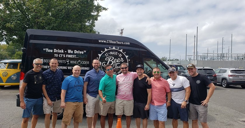 ctbeertours's tweet photo. Raise a Glass to the Groom-to-Be on an unforgettable Bachelor Party Beer and Distillery Tours! Don't know where to begin? Let us help you plan the ultimate send-off with our custom trips that bring the squad together for one last hurrah! https://t.co/V3E1CWBPvr