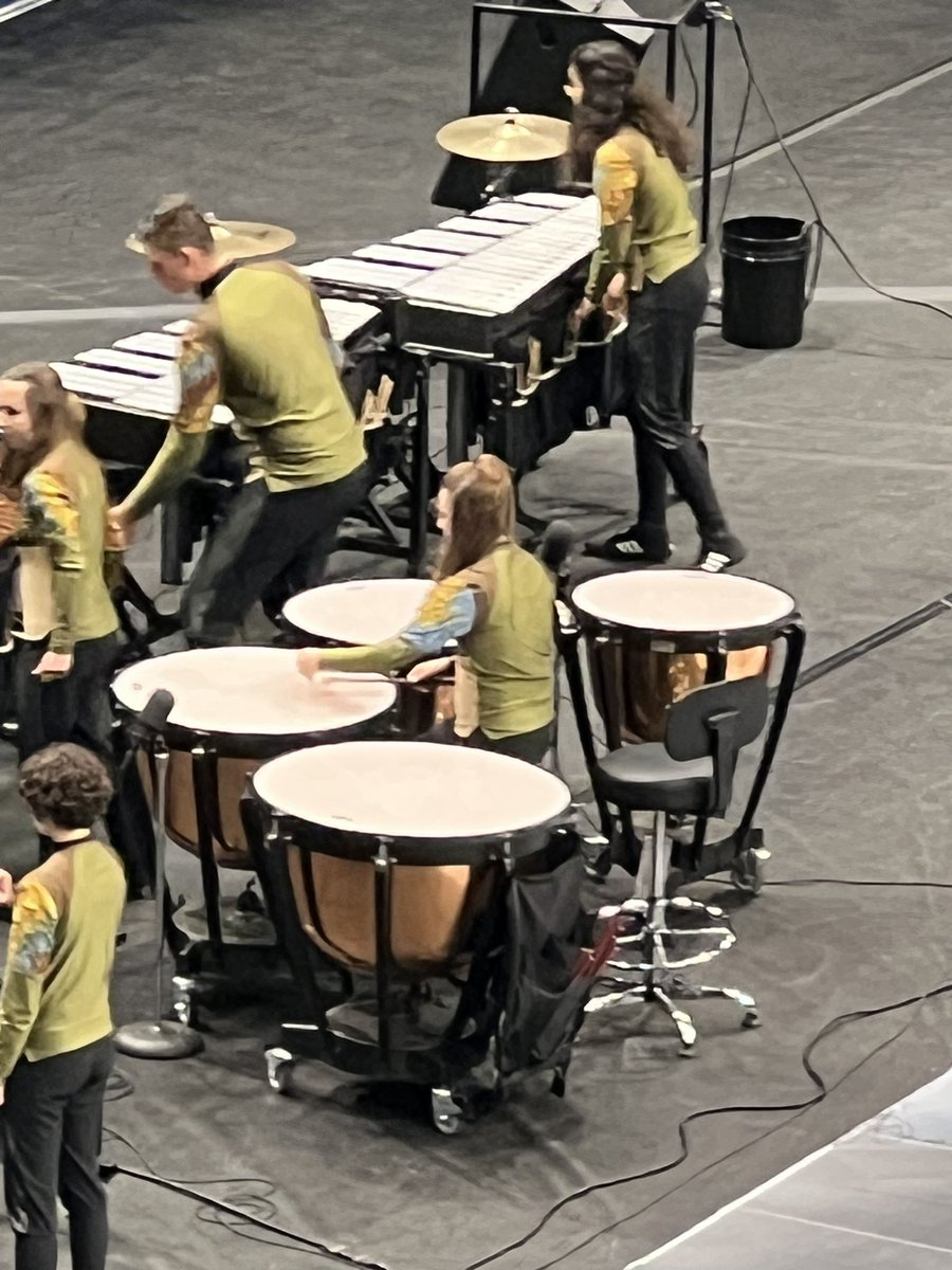simondsjoshua's tweet image. Friday at #WGIPercussion #WGI2023 was a huge success. Congrats to all the musicians and especially the #timpani players. #keeptimpaniinthemarchingarts