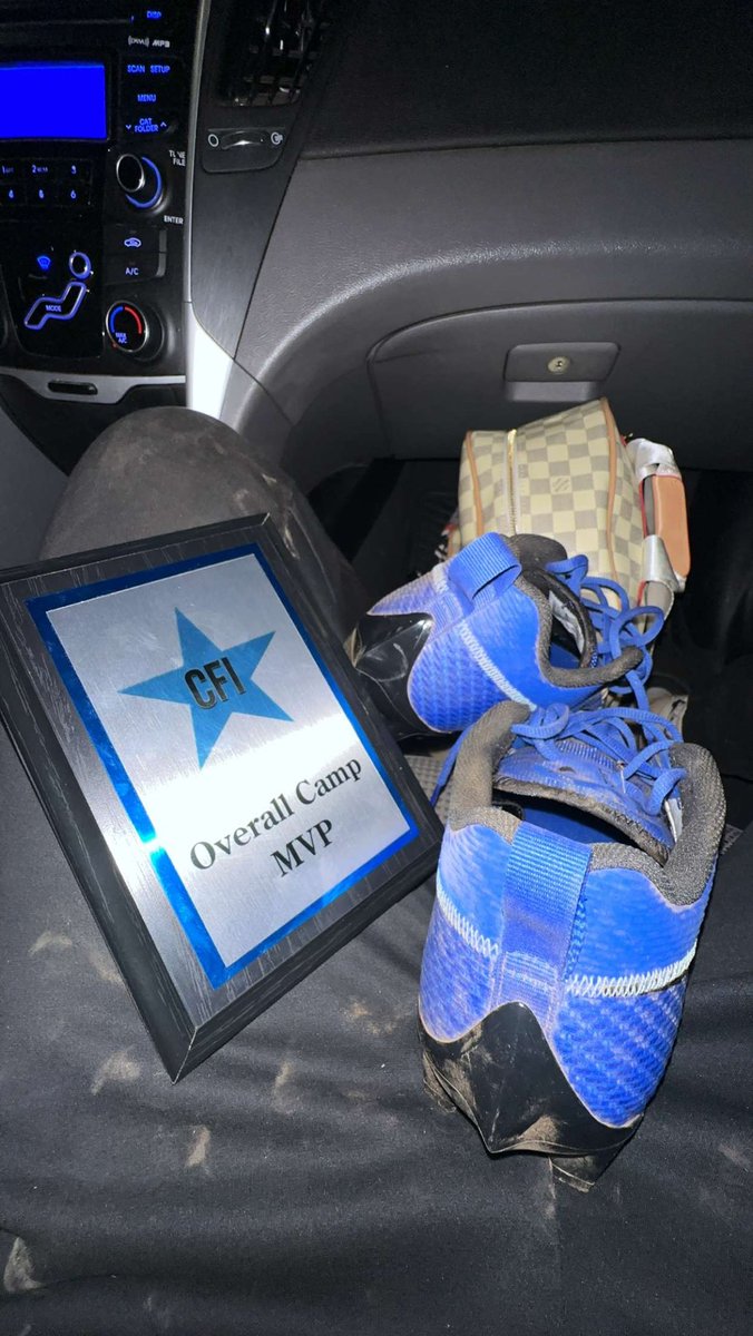 calebedstrom21's tweet photo. Great camp at Harding High School with @CFIShowcases @pepman704 @KennethMcClamro. Glad to be named top 6LB and Overall Camp MVP. Let’s get to work! @Gm4Sports @charlottepreps @NCSCRecruits @phaberkamp @CoachZMayo https://t.co/dwE4MyhNR2