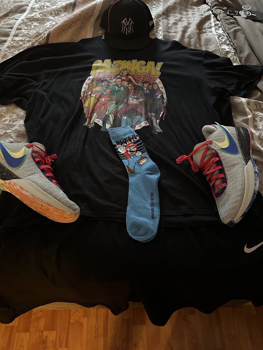 DaryleLSmith's tweet photo. Super Saturday AAU Drip
🧢👕👟💧
#Lebron20s #YankeeSnap
#MarioBro #BigBangTheory
@uncle_rjs @ahmiryoung
@FrshPhade @KidFromTheX @CallMeCoachVP @LiCkMyJs @LexxDaTurtle @mdeeeeee_ @MagMr44 @CoachWes03 @ALilBitOfEryn @Just_JeNiNE_ @IngloriousGUIDO
@kp0pkicks @rjolli007 @ManishLife_Ty @michele_kw