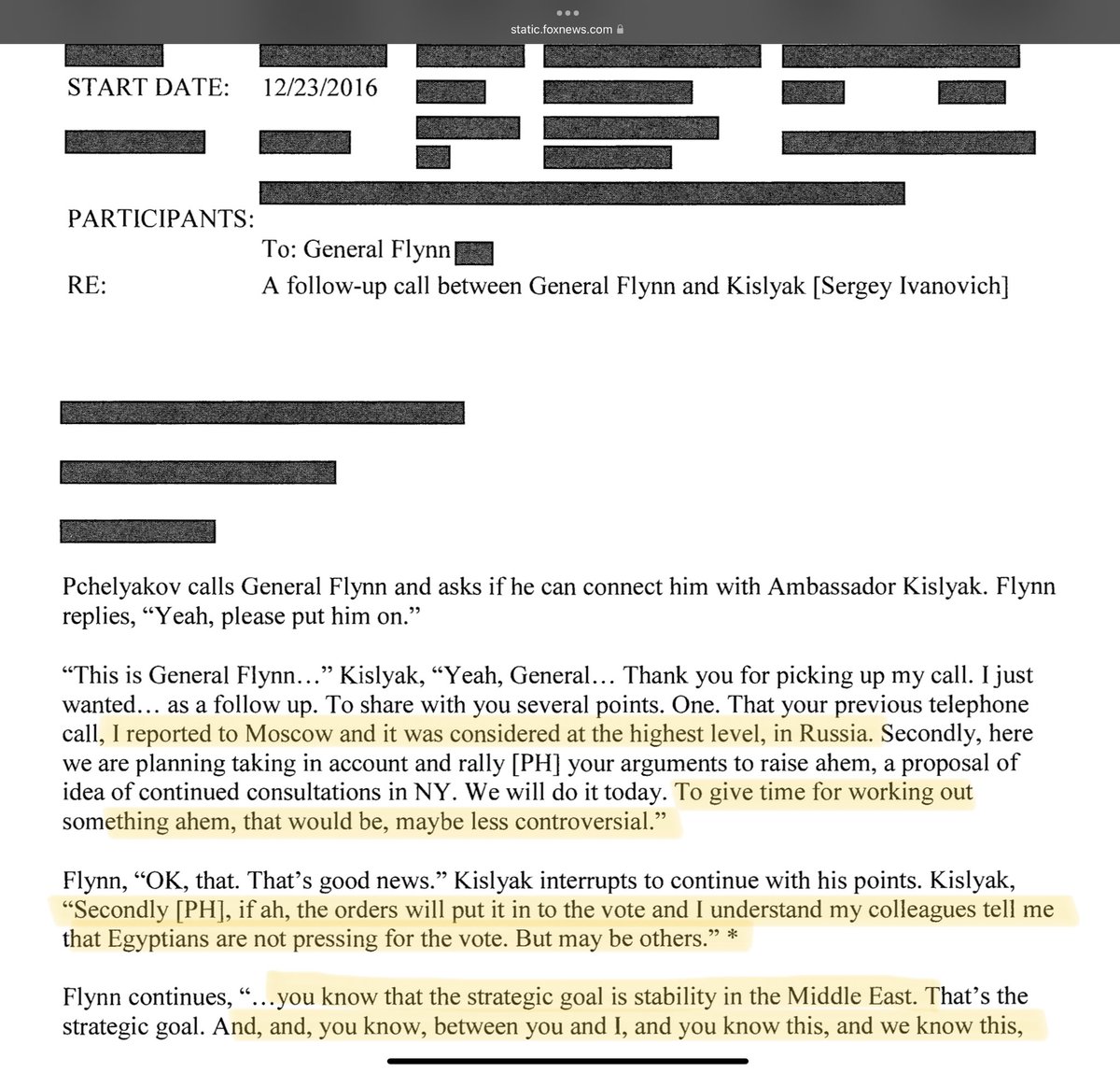 jimstewartson's tweet photo. Mike Flynn is raging about “Russiagate” and portraying himself as a victim of an FBI set up.

But the FBI didn’t make @GenFlynn call Sergey Kislyak to start figuring out how to use the US Government to benefit Russia a month before Trump’s inauguration.
h/t🥷
#ArrestMikeFlynn https://t.co/9T0MomRMRV