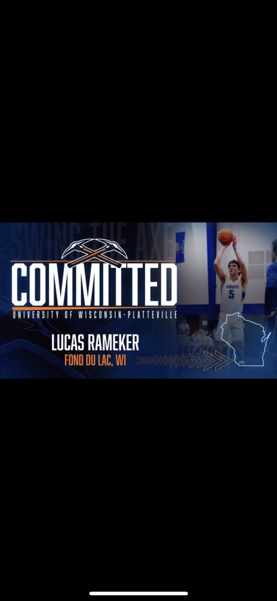 LucasRameker's tweet image. Excited to announce that I have committed to play basketball at UW-Platteville! Thank you to all my family, friends, coaches and teammates who have helped me get here. 
@SpringsHoops @UWPlattMBB