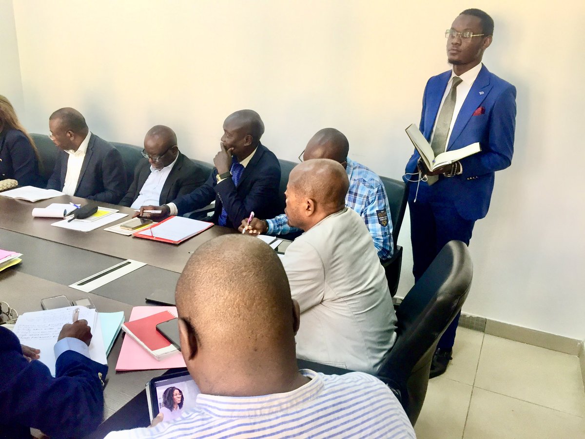 Riggietikazala2's tweet photo. Entant que Rapporteur de la commission d’élaboration des projets visant à vulgariser la loi N• 18/018 pour apporter des réformes importantes dans le secteur Touristique en Rdc. @TourismeRDCongo . 
📸La 1 ère réunion dirigée par l Dircaba du ministre de tourisme MR Robert NGAMBI https://t.co/ky8ltOQTdW