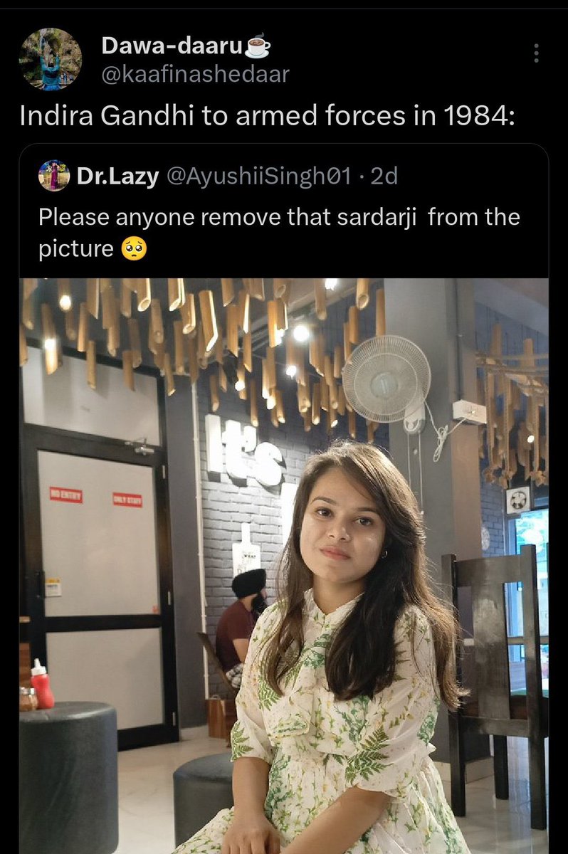 PanjabSupremacy's tweet photo. To any Sikh that calls themselves Indian or feels any type of patriotism to India, this is how its people see you as, look at how many retweets + likes there anti Sikh content gets, can’t expect anything better from a community which only knows being slaves and cow piss drinkers https://t.co/Mckj5brlvp