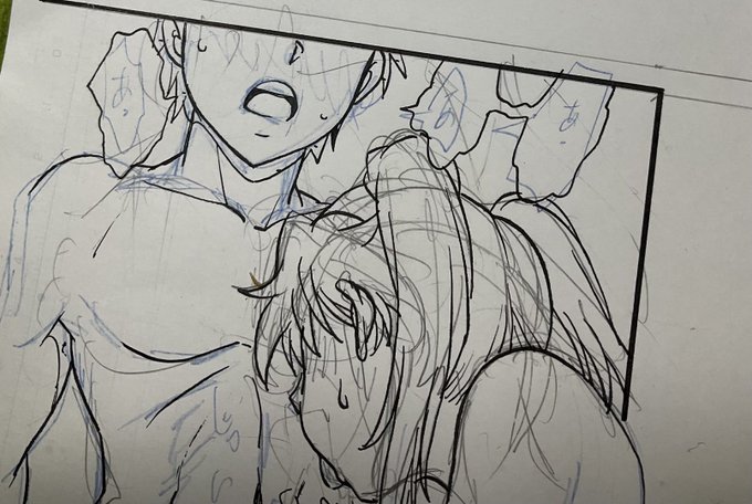 今日はペンを持たない予定だったが夏コミが不安なのでついついペン入れ作業してしまう。休めよ私。 