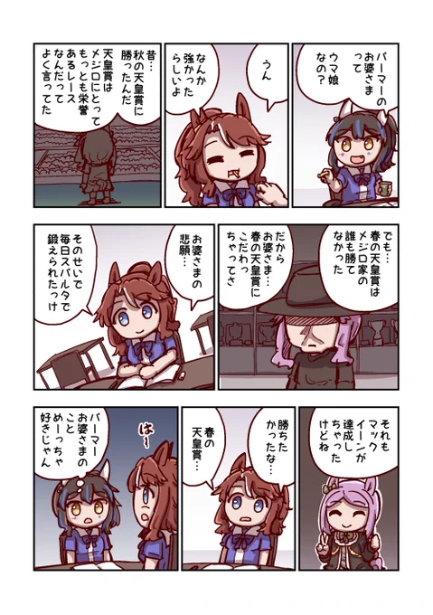 メジロパーマーと悲願

(このシリーズも今日で2周年です!もうしばらくお付き合いください!) 