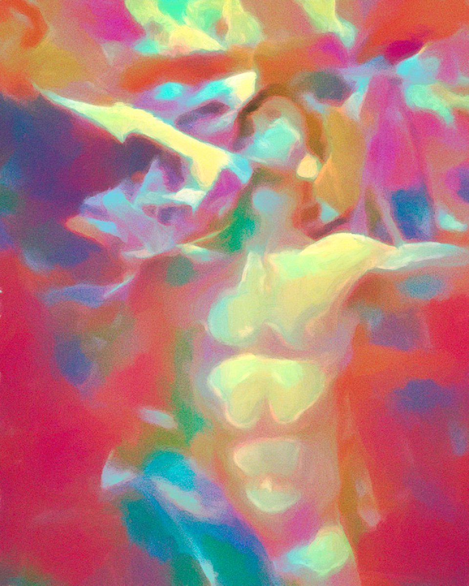 #everyday prideful patchwork 🎨🌈 — DAY 740 #artdaily #colorfulabstract #malefigure #homoeroticpride #digitalcreation #nftgem #sensualform #artisticinterpretation #creativeexpression #abstractpattern #gayartworld
