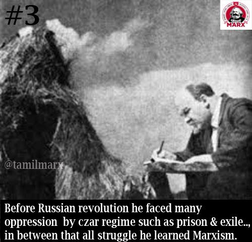 tamilmarxorg's tweet photo. லெனின் செயின் பீட்டர்ஸ்பர்க் நகரில் குடியேறினார் அதன்பிறகே முழுமையாக புரட்சிக்கான அரசியல் செயல்களில் தீவிரமாக இறங்கினார். சோசியல் டெமாக்ரட்டுகளுடன் இணைந்து பணிபுரிந்த போதுதான் லெனினுக்கு மார்க்சிய நூல்கள் அறிமுகமாயின. #leninism #COMRADE_LENIN_153 #lenin #lenin153 #socialism 1/5 https://t.co/JZ4Q3iVu4U