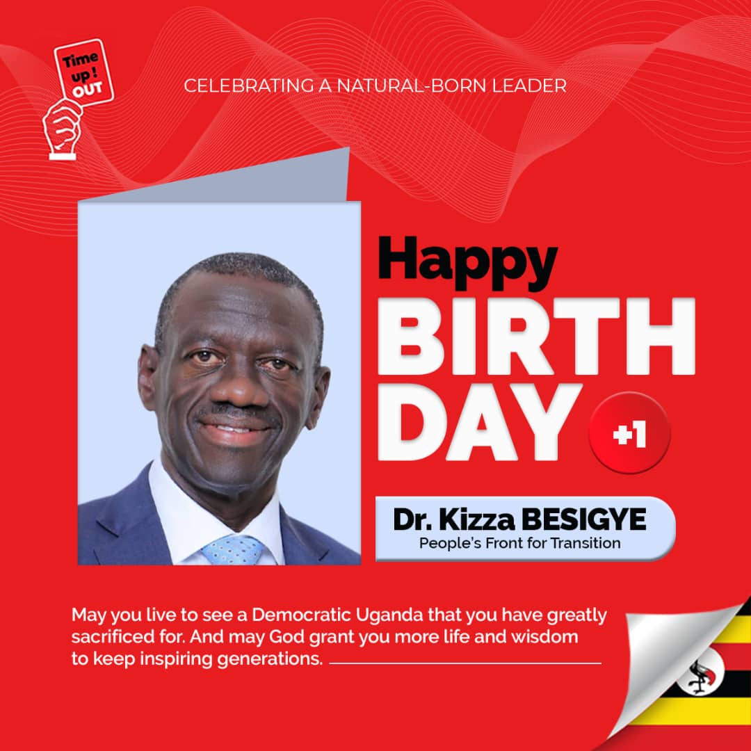 fdcmakerere1's tweet photo. HAPPY 67th BIRTHDAY dear  mentor @kizzabesigye1 ,
a Makererean, a great revolutionary leader, a  mentor and The People's President .

We have been inspired by you always to stand and fight for our rights and for everything that belongs to us.💙✌🏻 To many more years Sir🙏🏻 . https://t.co/LqAR69osS3