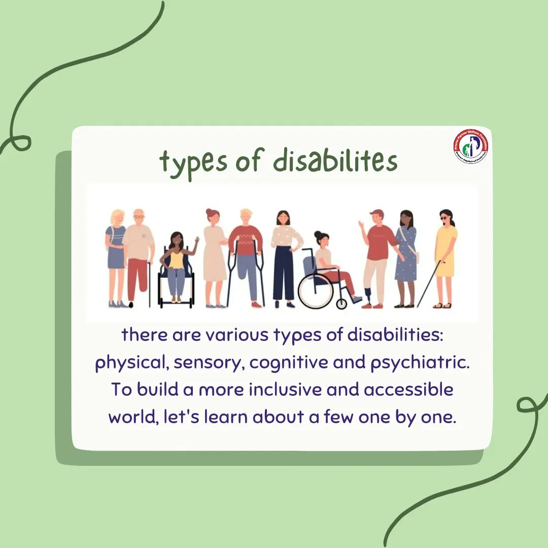 prernaparivar's tweet photo. Let's understand different types of disabilities and work together to create a world that is welcoming and supportive for everyone. 🤙 1/

#DisabilityAwareness #Accessibility #Inclusion #Awareness #CerebralPalsy #Autism https://t.co/ZGI8zviO2C