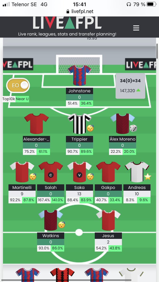 Linus07206000's tweet photo. @DrewHarrison66 @FPLReaction Same team https://t.co/07WB7lIAT0