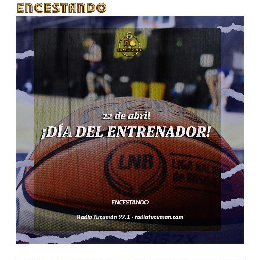 encestandotuc's tweet photo. #Encestando
El 22 de abril se conmemora y se festeja el día del entrenador de básquet 🏀
Saludamos a todos los entrenadores y en especial a los que desempeñan la actividad en el básquet tucumano y los que representan a Tucumán fuera de la provincia.
¡Feliz día del entrenador! https://t.co/8S3h3wiPTv